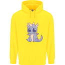 Cute Kawaii Baby Dragon Childrens Kids Hoodie Yellow