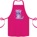 Cute Kawaii Baby Dragon Cotton Apron 100% Organic Pink