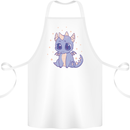Cute Kawaii Baby Dragon Cotton Apron 100% Organic White