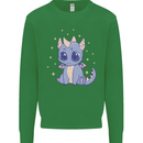 Cute Kawaii Baby Dragon Kids Sweatshirt Jumper Irish Green