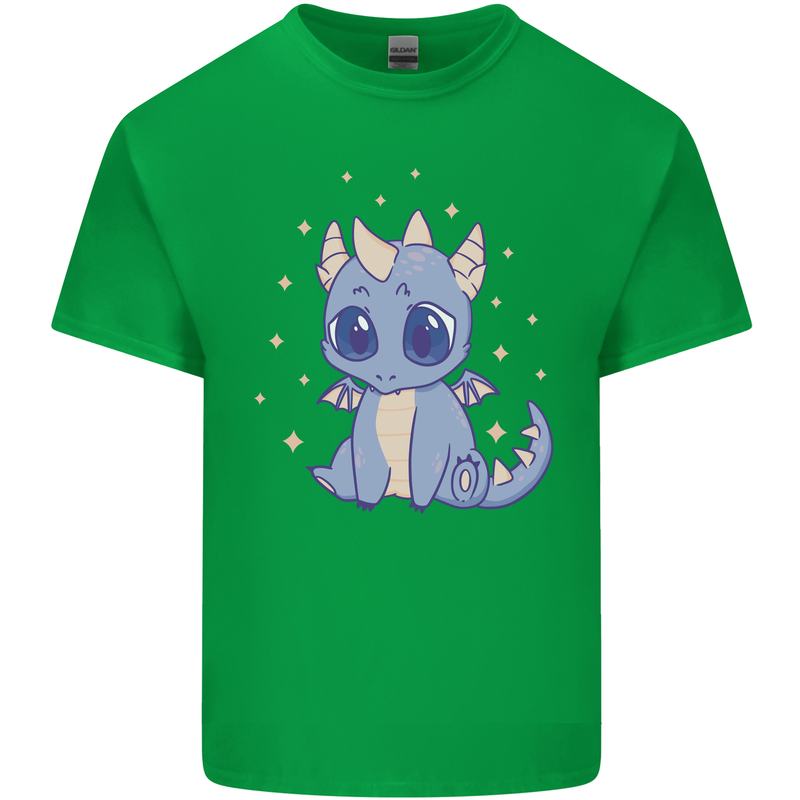 Cute Kawaii Baby Dragon Kids T-Shirt Childrens Irish Green