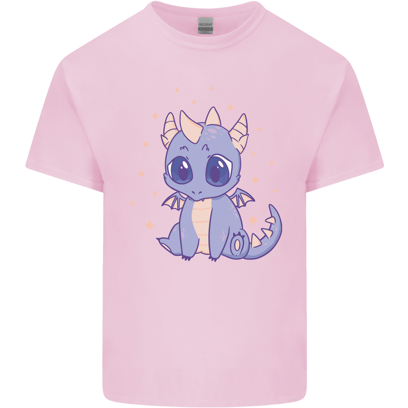 Cute Kawaii Baby Dragon Kids T-Shirt Childrens Light Pink