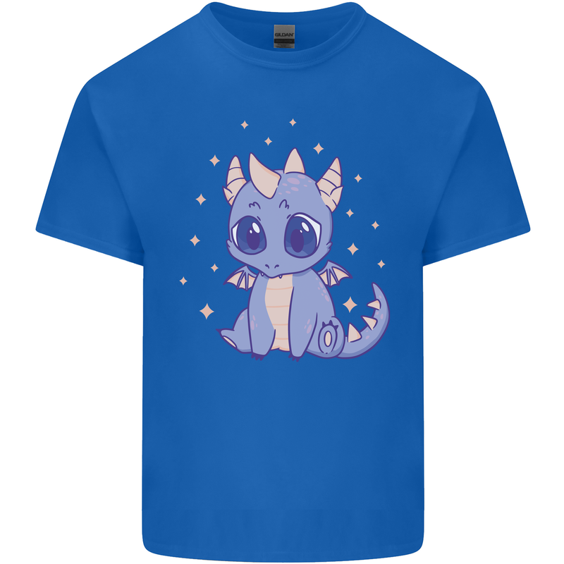 Cute Kawaii Baby Dragon Kids T-Shirt Childrens Royal Blue