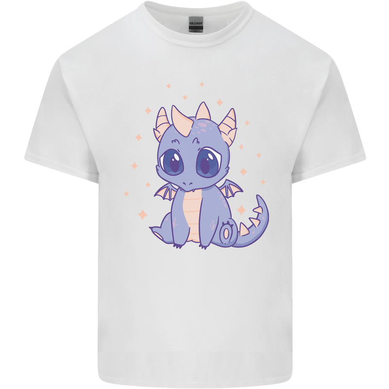 Cute Kawaii Baby Dragon Kids T-Shirt Childrens White