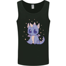 Cute Kawaii Baby Dragon Mens Vest Tank Top Black