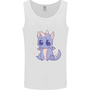 Cute Kawaii Baby Dragon Mens Vest Tank Top White