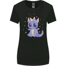 Cute Kawaii Baby Dragon Womens Wider Cut T-Shirt Black