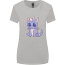 Cute Kawaii Baby Dragon Womens Wider Cut T-Shirt Sports Grey