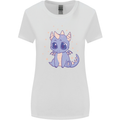 Cute Kawaii Baby Dragon Womens Wider Cut T-Shirt White
