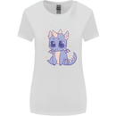 Cute Kawaii Baby Dragon Womens Wider Cut T-Shirt White