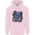 Cyberpunk Cthulhu Kraken Octopus Childrens Kids Hoodie Light Pink