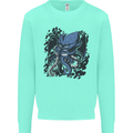 Cyberpunk Cthulhu Kraken Octopus Kids Sweatshirt Jumper Peppermint