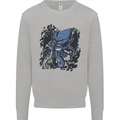 Cyberpunk Cthulhu Kraken Octopus Kids Sweatshirt Jumper Sports Grey