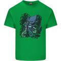 Cyberpunk Cthulhu Kraken Octopus Kids T-Shirt Childrens Irish Green