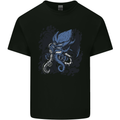 Cyberpunk Cthulhu Kraken Octopus Mens Cotton T-Shirt Tee Top Black