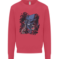 Cyberpunk Cthulhu Kraken Octopus Mens Sweatshirt Jumper Heliconia