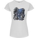 Cyberpunk Cthulhu Kraken Octopus Womens Petite Cut T-Shirt White
