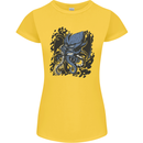 Cyberpunk Cthulhu Kraken Octopus Womens Petite Cut T-Shirt Yellow