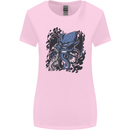 Cyberpunk Cthulhu Kraken Octopus Womens Wider Cut T-Shirt Light Pink