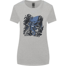Cyberpunk Cthulhu Kraken Octopus Womens Wider Cut T-Shirt Sports Grey