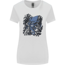 Cyberpunk Cthulhu Kraken Octopus Womens Wider Cut T-Shirt White