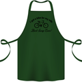 Cycling A Bike for My Wife Cyclist Funny Cotton Apron 100% Organic Forest Green