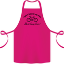 Cycling A Bike for My Wife Cyclist Funny Cotton Apron 100% Organic Pink