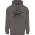 Cycling A Bike for My Wife Cyclist Funny Mens 80% Cotton Hoodie Charcoal