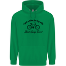 Cycling A Bike for My Wife Cyclist Funny Mens 80% Cotton Hoodie Irish Green