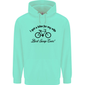Cycling A Bike for My Wife Cyclist Funny Mens 80% Cotton Hoodie Peppermint