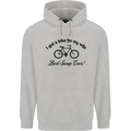 Cycling A Bike for My Wife Cyclist Funny Mens 80% Cotton Hoodie Sports Grey