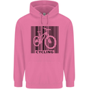 Cycling Barcode Cyclist Bicycle Mens 80% Cotton Hoodie Azelea