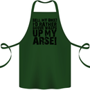 Cycling Biker Sell My Bike? Cyclist Bicycle Cotton Apron 100% Organic Forest Green