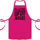 Cycling Biker Sell My Bike? Cyclist Bicycle Cotton Apron 100% Organic Pink
