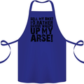Cycling Biker Sell My Bike? Cyclist Bicycle Cotton Apron 100% Organic Royal Blue