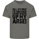 Cycling Biker Sell My Bike? Cyclist Bicycle Kids T-Shirt Childrens Charcoal