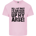 Cycling Biker Sell My Bike? Cyclist Bicycle Kids T-Shirt Childrens Light Pink