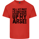 Cycling Biker Sell My Bike? Cyclist Bicycle Kids T-Shirt Childrens Red