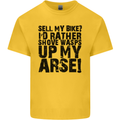 Cycling Biker Sell My Bike? Cyclist Bicycle Kids T-Shirt Childrens Yellow