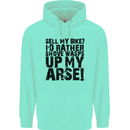 Cycling Biker Sell My Bike? Cyclist Bicycle Mens 80% Cotton Hoodie Peppermint