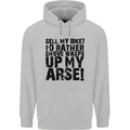 Cycling Biker Sell My Bike? Cyclist Bicycle Mens 80% Cotton Hoodie Sports Grey