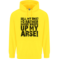 Cycling Biker Sell My Bike? Cyclist Bicycle Mens 80% Cotton Hoodie Yellow