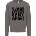 Cycling Biker Sell My Bike? Cyclist Bicycle Mens Sweatshirt Jumper Charcoal