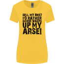 Cycling Biker Sell My Bike? Cyclist Bicycle Womens Wider Cut T-Shirt Yellow