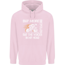 Cycling Buy More Bicycles Funny Cyclist Childrens Kids Hoodie Light Pink
