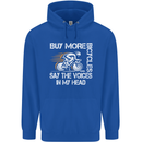 Cycling Buy More Bicycles Funny Cyclist Childrens Kids Hoodie Royal Blue