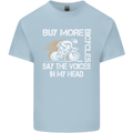 Cycling Buy More Bicycles Funny Cyclist Kids T-Shirt Childrens Light Blue