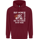 Cycling Buy More Bicycles Funny Cyclist Mens 80% Cotton Hoodie Maroon