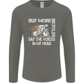 Cycling Buy More Bicycles Funny Cyclist Mens Long Sleeve T-Shirt Charcoal