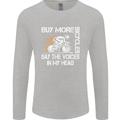 Cycling Buy More Bicycles Funny Cyclist Mens Long Sleeve T-Shirt Sports Grey